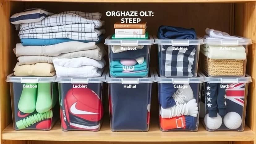 Förvaringskorg med lock som håller allt organiserat