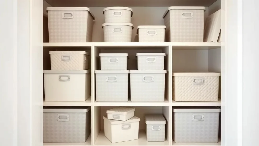 Förvaringslåda med lock som håller ordning hemma