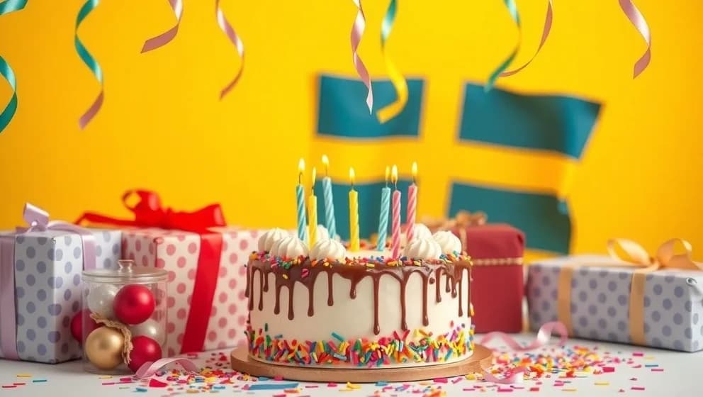 Gratulerar med dagen på svenska