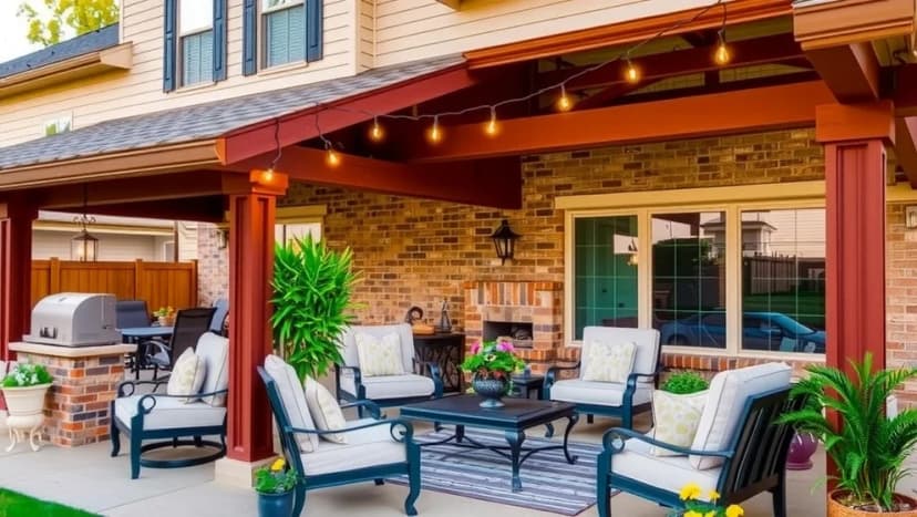 Hur inreder du en altan med tak