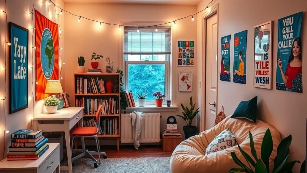 Hur ska jag dekorera mitt studentrum