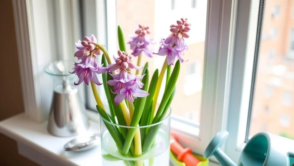 Hyacint i glas – så odlar du den hemma