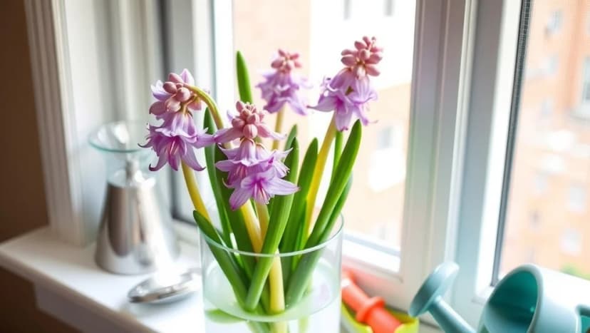 Hyacint i glas – så odlar du den hemma