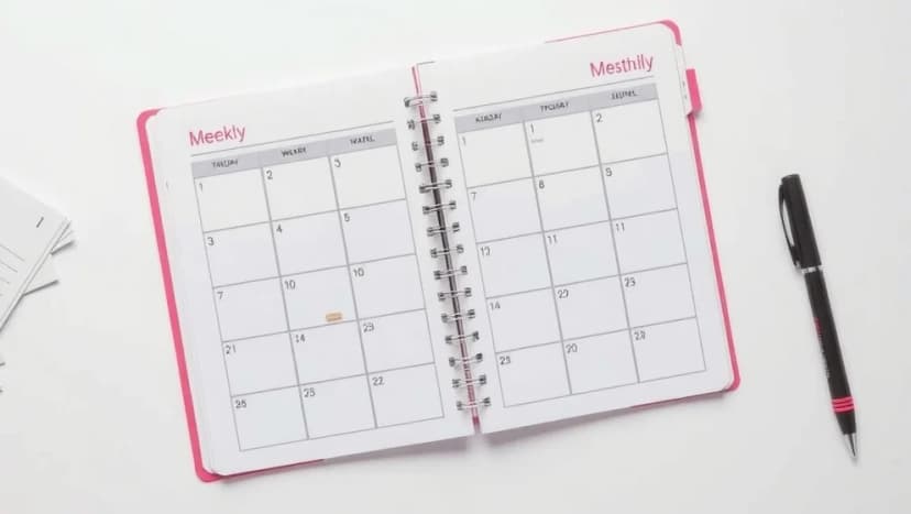 Kalender med vecka för bättre planering