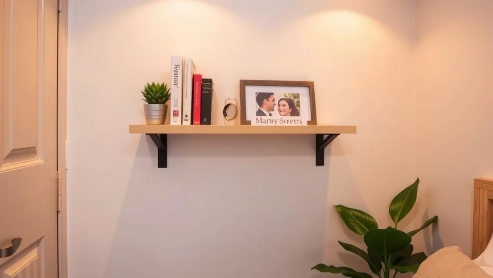 Liten hylla vägg för hemmet ditt