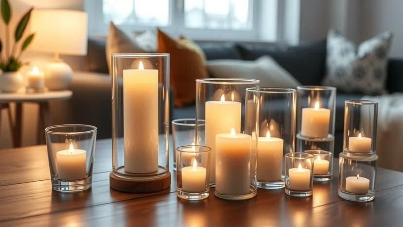 Ljusstakar i glas som lyser upp ditt hem