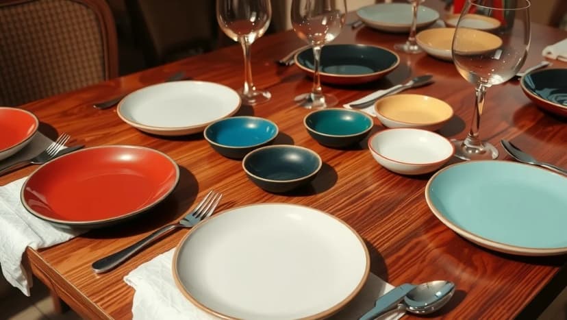 Små assietter 10 cm för varje bord