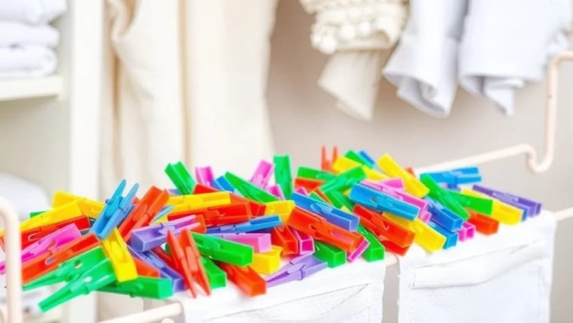 Små klädnypor från dollarstoret värt pengarna