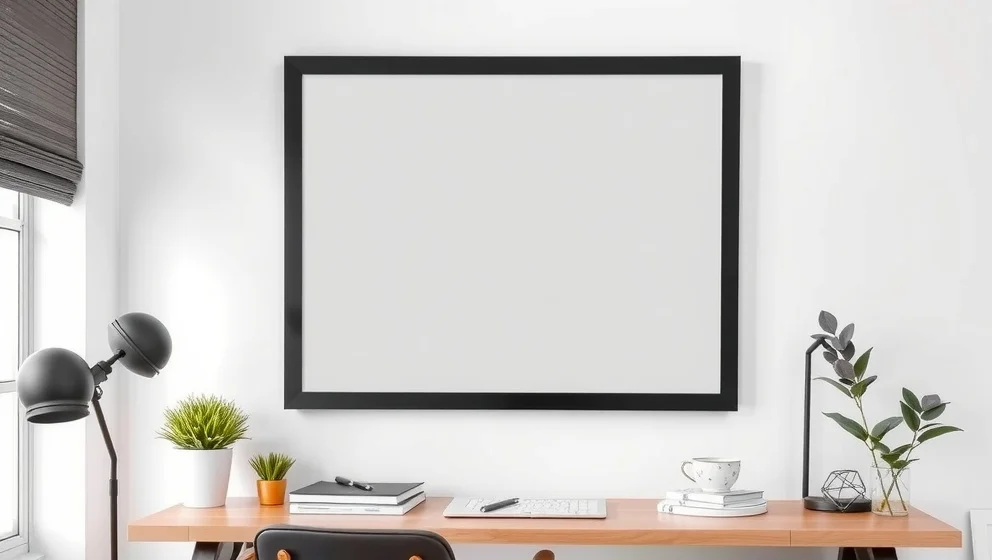 Svart ram 50x70 för hemmet och kontoret