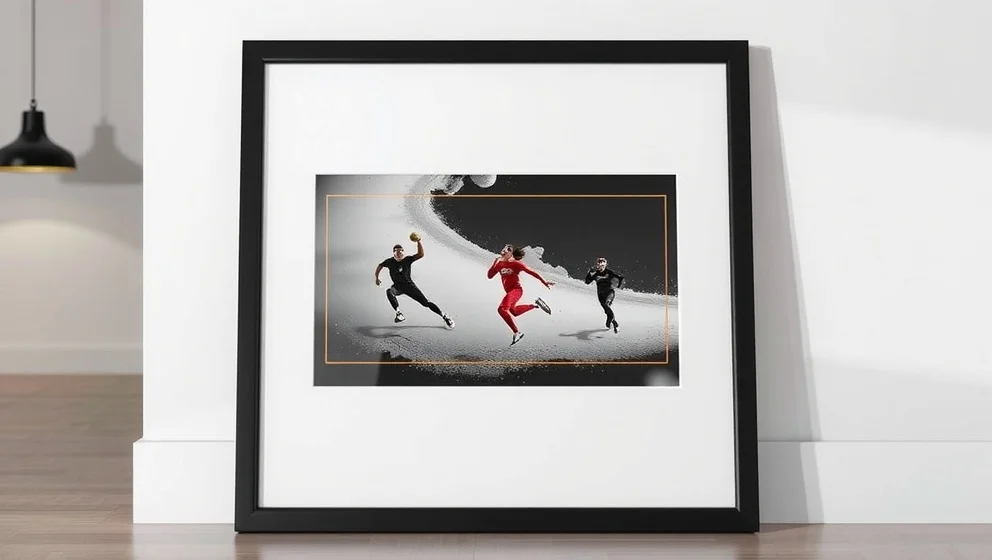 Svart ram 70x100 till ditt hem