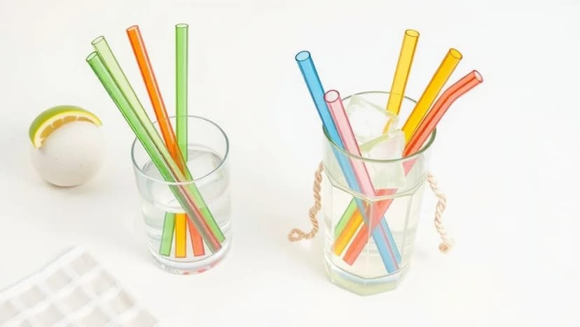 Varför använder vi sugrör i glas