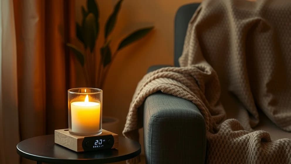 Värmeljus med timer för mysiga hemkväller